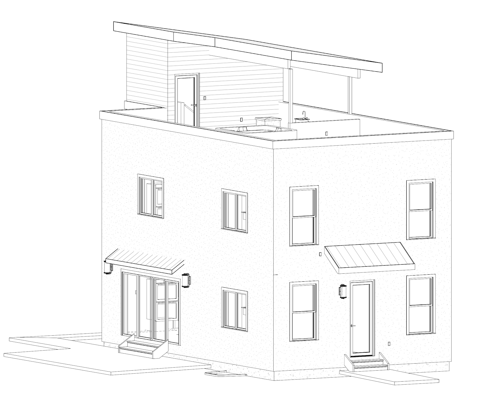 The Investor Triplex — exterior render